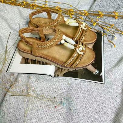 Sandali intrecciati vintage – Comoda eleganza estiva naturale