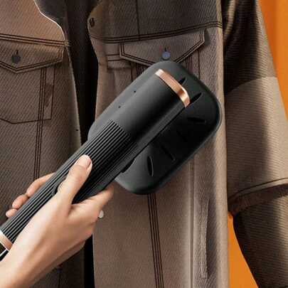 1 pezzo Ferro da stiro portatile alimentato tramite USB, mini ferro da stiro a vapore, ferro da stiro compatto e portatile per vestiti, senza batteria