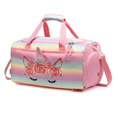 Borsone per bambini, Borsone da viaggio VASCHY per neonati, bambini, ragazzi, idrorepellente, borsone da notte, danza classica, danza, sport, borsone