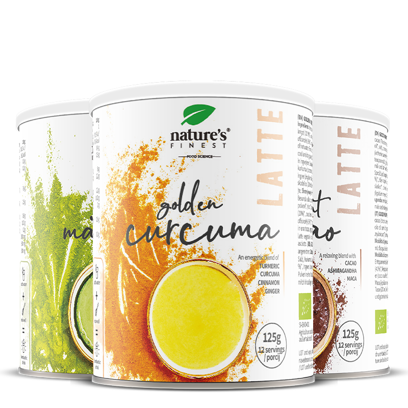 Latte Bevande Bundle | Matcha Chai, Curcuma D'Oro Buona Notte | Antiossidanti | Aumenta I Livelli Di Energia | Aiuta A Dormire