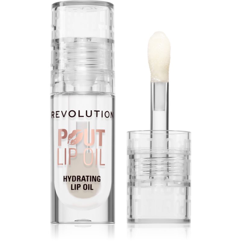Makeup Revolution Pout Lip Olio Labbra Effetto Idratante Colore Lychee Clear 3 Ml