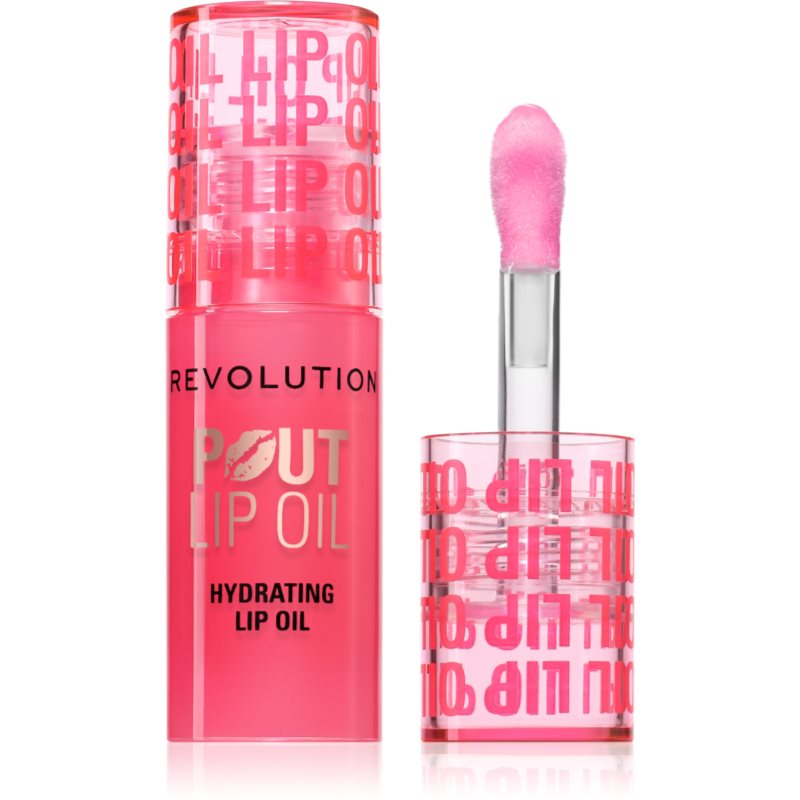 Makeup Revolution Pout Lip Olio Labbra Effetto Idratante Colore Watermelon Pink 3 Ml