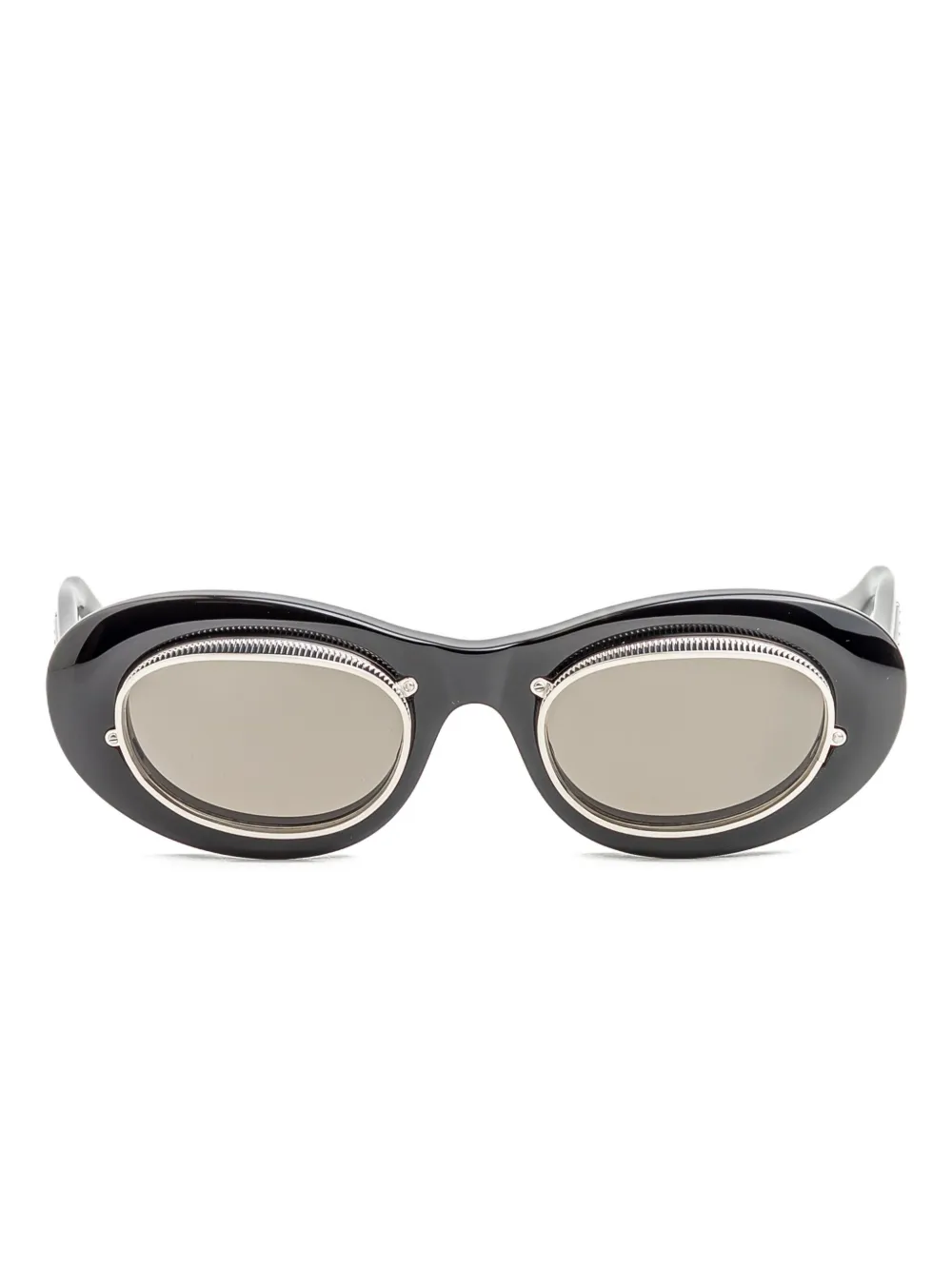 Matsuda oval-frame sunglasses - Nero