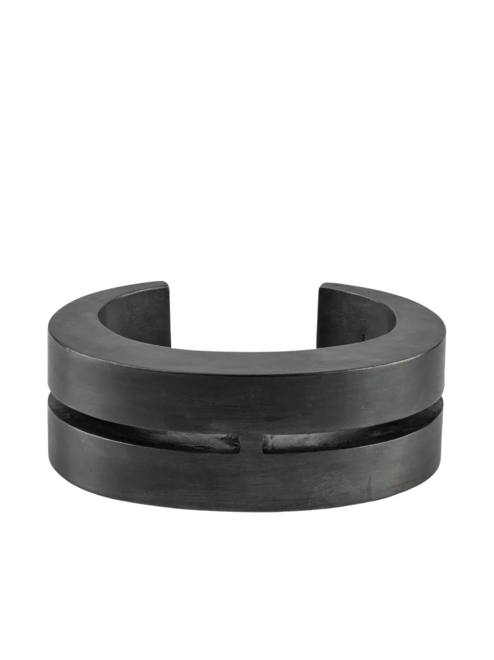 Parts of Four sterling-silver Crescent Crevice bracelet - Nero