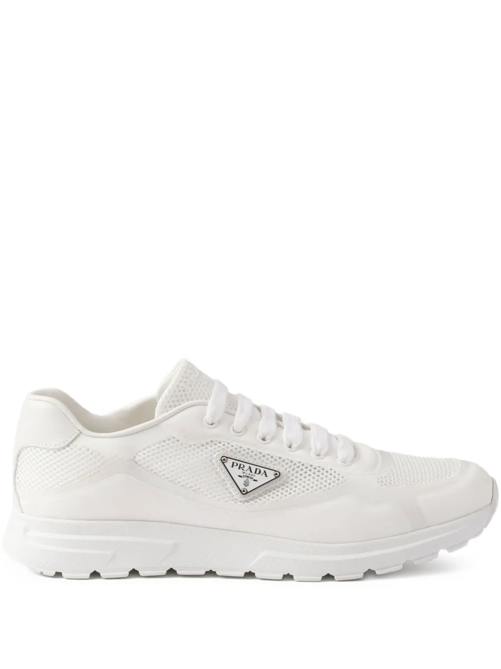 Prada Sneakers Prax 01 con inserti - Bianco