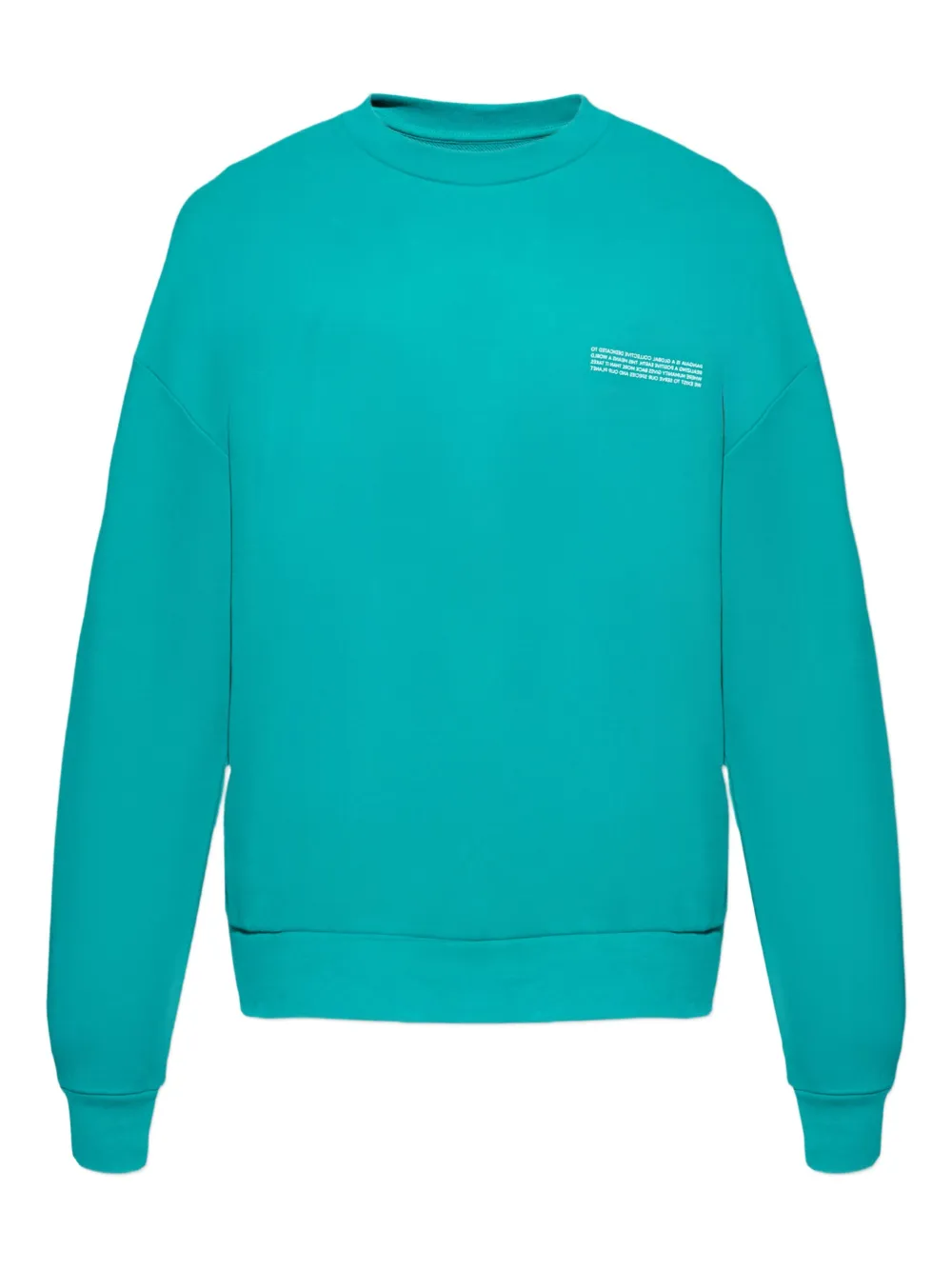 Pangaia crew-neck organic cotton sweatshirt - Verde