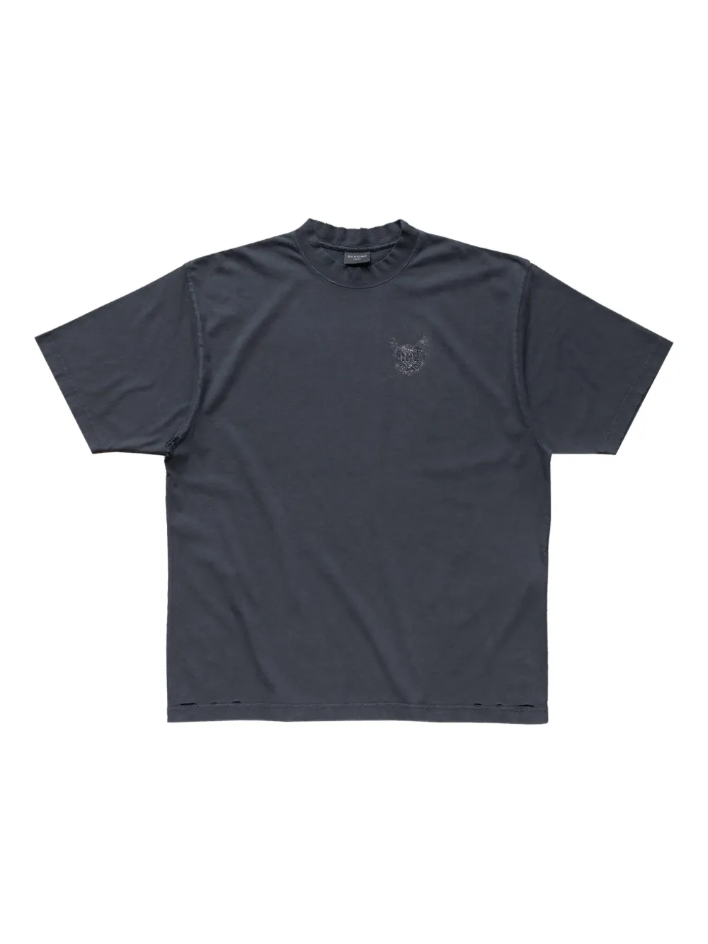 Balenciaga T-shirt con logo - Nero