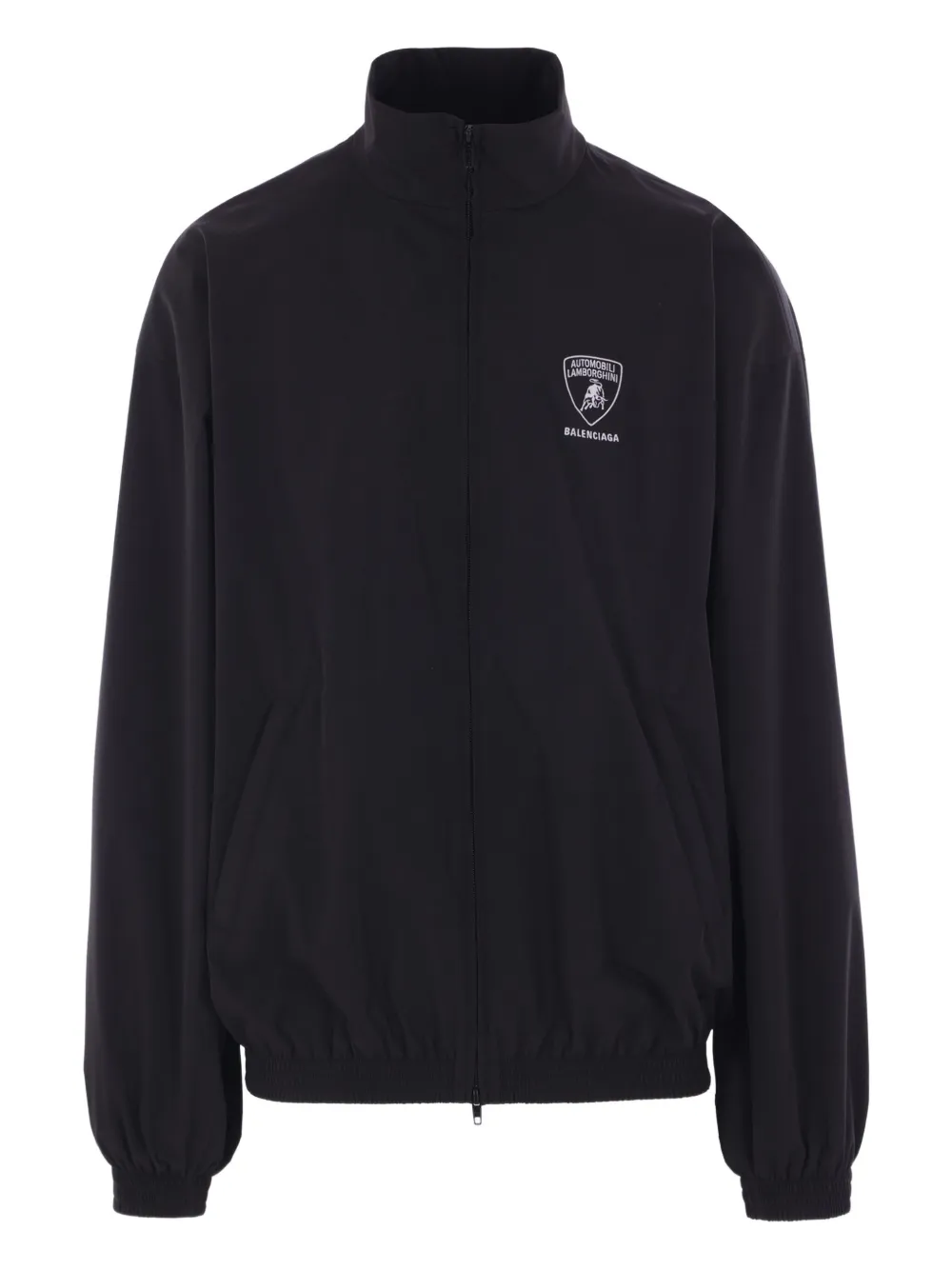 Balenciaga Automobili Lamborghini logo-embroidered track jacket - Nero