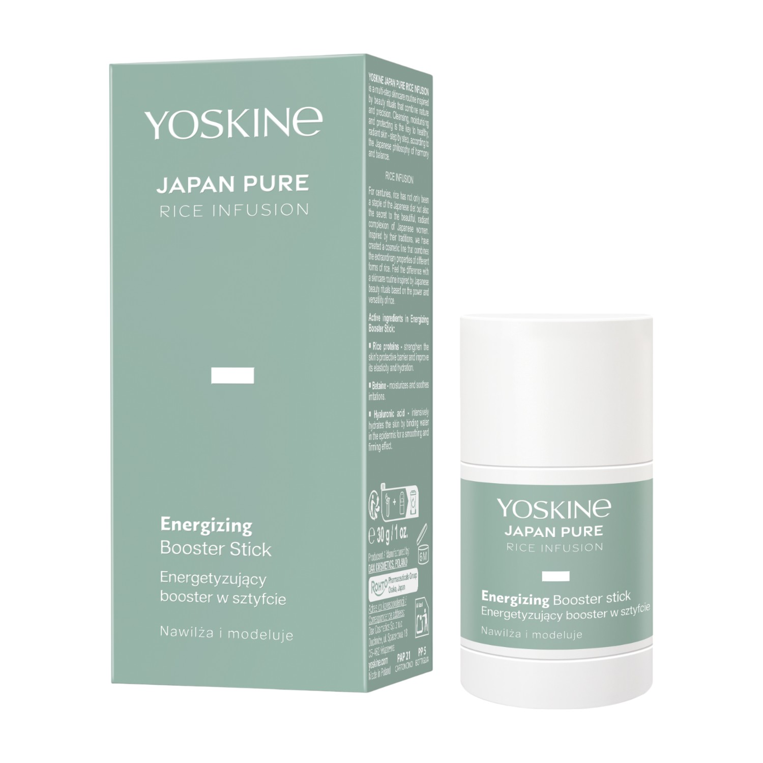 Yoskine Japan Pure Rice Infusion Booster Energizzante in Stick