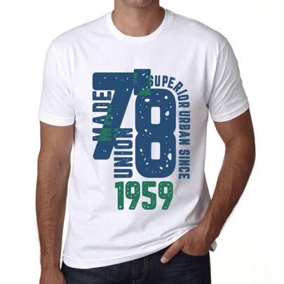 T-shirt da uomo Superior Urban Style Since 1959 – Superior Urban Style Since 1959 – 65 anni T-shirt grafica Idea regalo 65° compleanno Vintage Anno 19