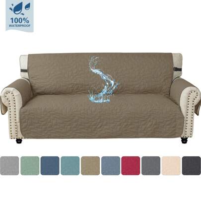 Ystyle Divano letto 1/2/3/4 posti con braccioli, divano letto antigraffio impermeabile, divano letto antigraffio universale per gatti, copertura antif