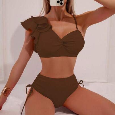 Bikini tankini con volant per la primavera