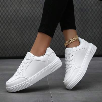 Donna Scarpe da skate minimalista lacci davanti casual sportivo esterno