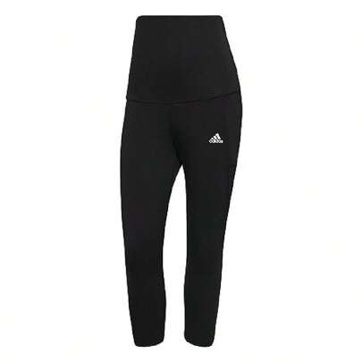 Maternity 34Tig, Leggings Donna, Black/White, S