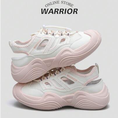 Serie Warrior, Regalo di San Valentino, 1 Paio Nuove Scarpe da Running Sportive da Donna 2025, Scarpe da Acqua, Slip-On Basso, Rosa, Design in in rete