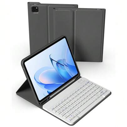 Custodia con tastiera per iPad di 10a generazione con tastiera senza fili e porta-stilo, tastiera senza fili Bluetooth rimovibile con batteria da 150