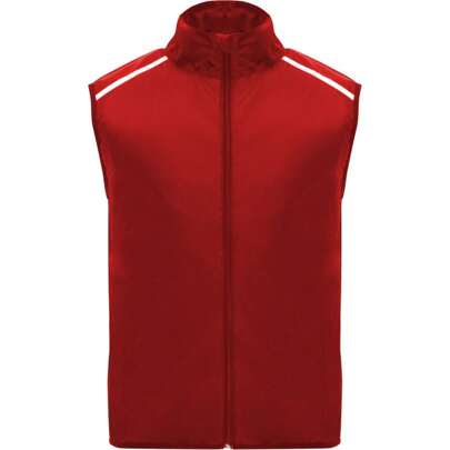 Gilet termico leggero per running unisex adulto (rosso)