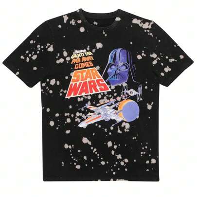 Classica t-shirt spaziale unisex per adulti (nera)