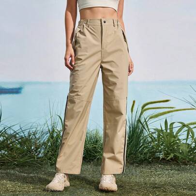 Pantaloni da trekking da donna per escursioni naturali, campeggio, trekking e pendolarismo in città