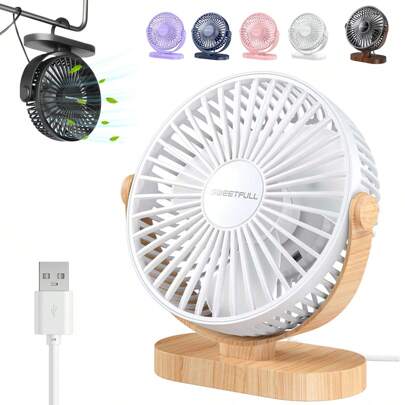 Mini ventilatore portatile, ventilatore da scrivania, ventilatore da soffitto con gancio, ventilatore multifunzionale a doppio scopo, ventilatore pers