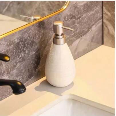 Distributore di Regina a poussoir in ceramica di stile retrò creativo, pompe, bouteille à main, adattato aux salles de bains, cucine e toilette