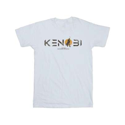 Maglietta Uomo Kenobi Stance (Bianco)