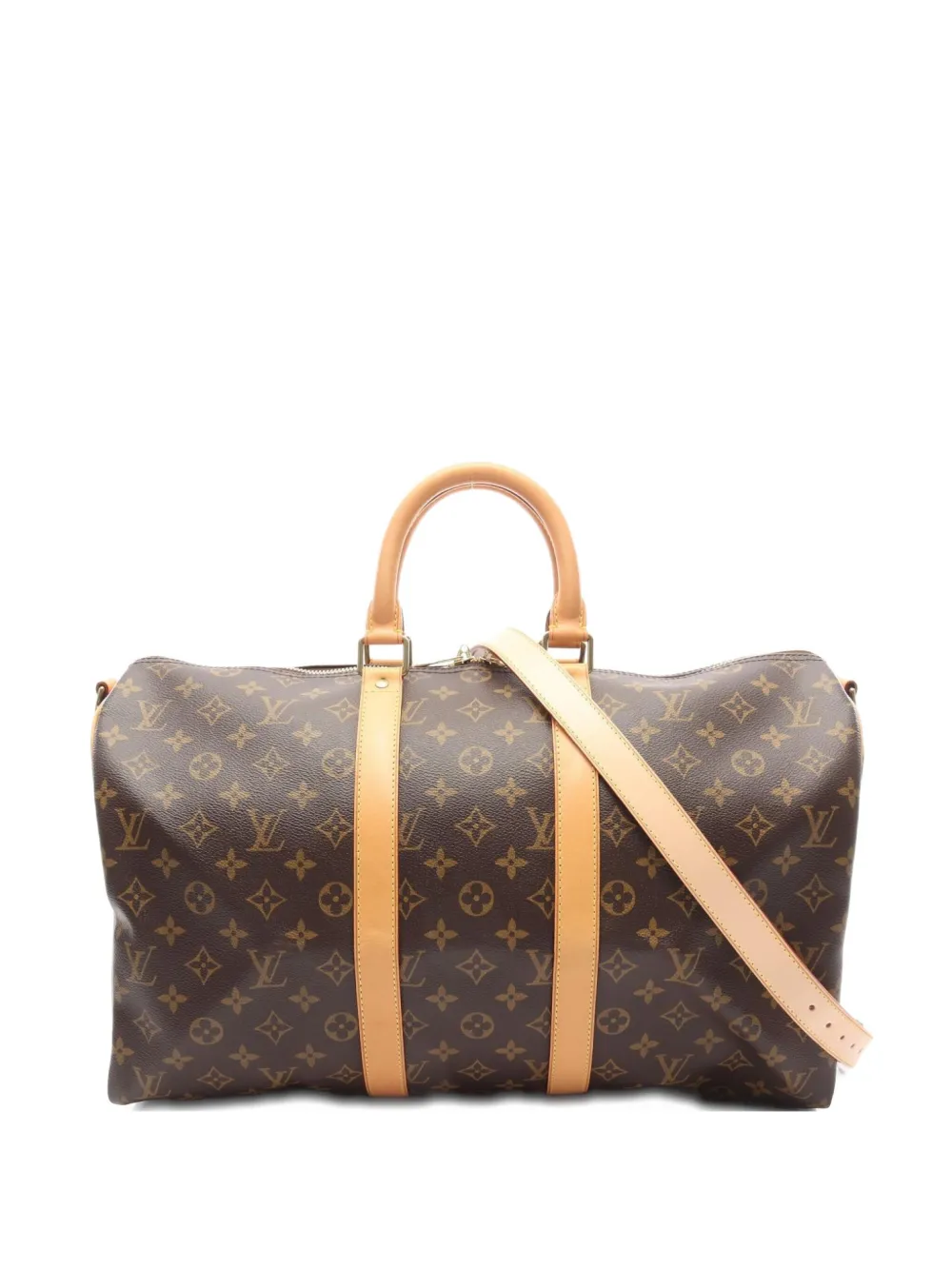 Louis Vuitton Pre-Owned 2004 Keepall Bandouliere 45 monogram travel bag - Marrone