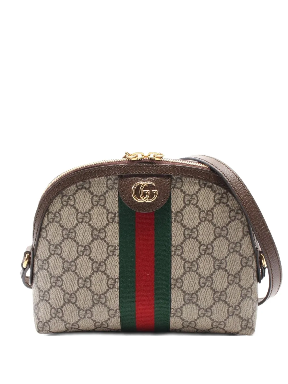 Gucci Pre-Owned 2010s Ophidia GG supreme canvas crossbody bag - Toni neutri