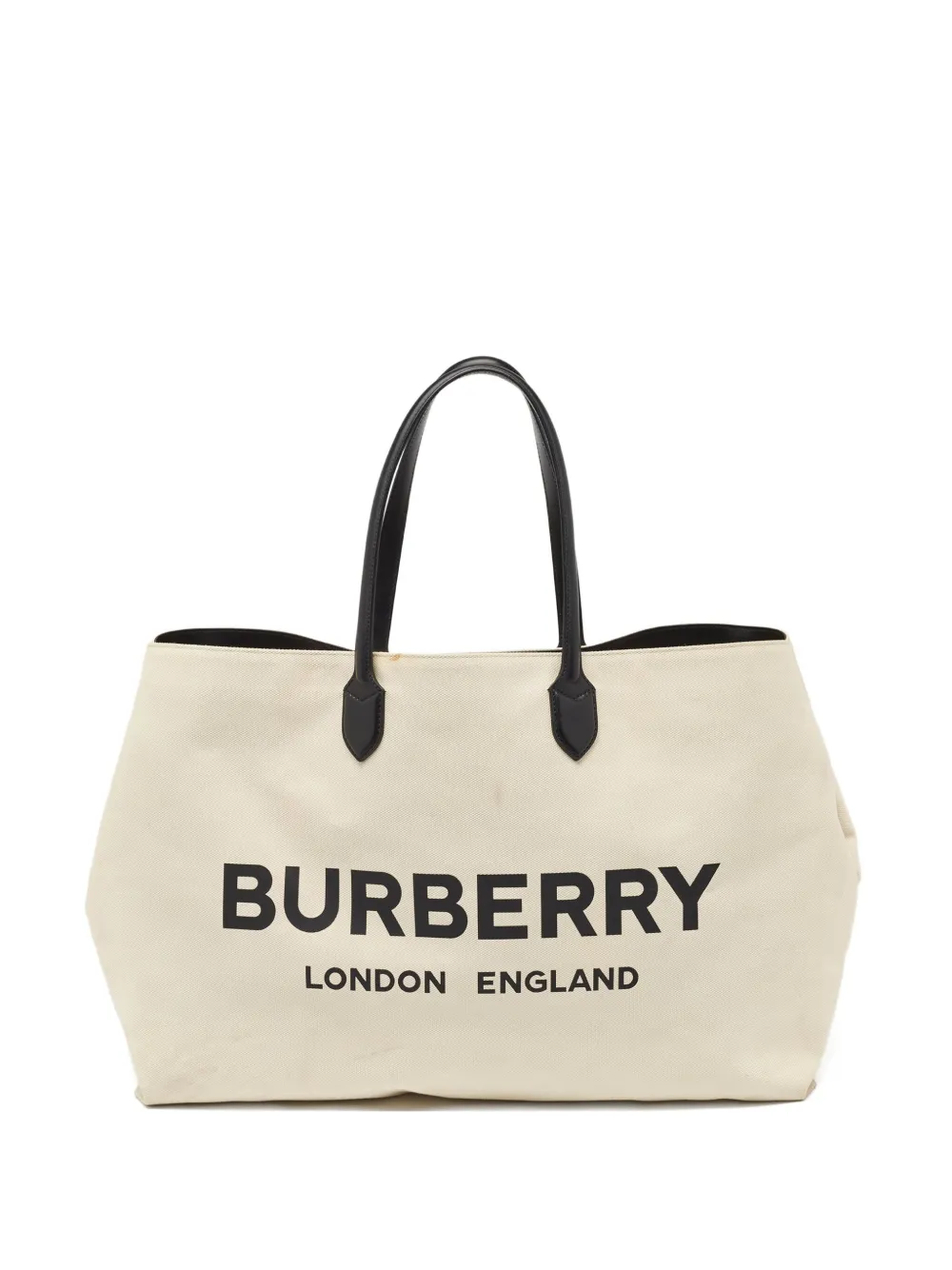 Burberry Pre-Owned canvas tote bag - Bianco