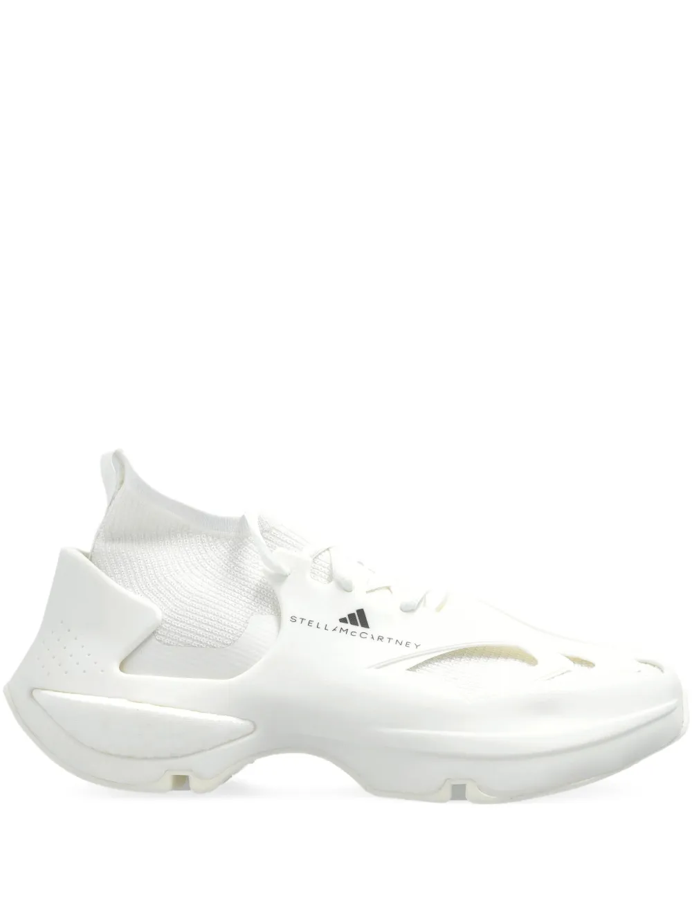 adidas by Stella McCartney Sneakers a calzino in rete - Bianco