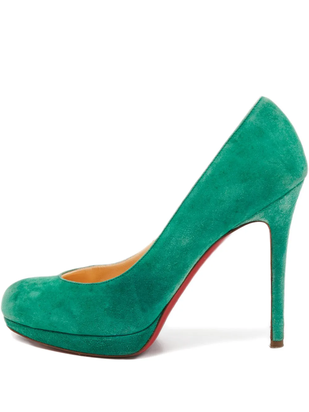 Christian Louboutin Pre-Owned 115mm suede pumps - Verde