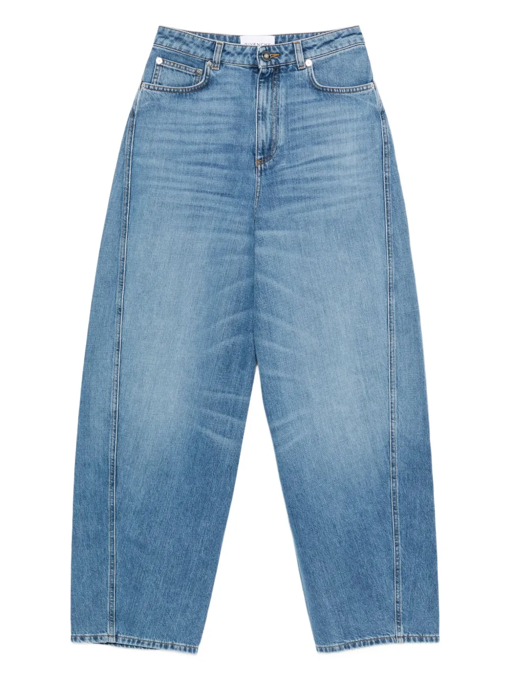 Givenchy logo-patch jeans - 420 MEDIUM BLUE