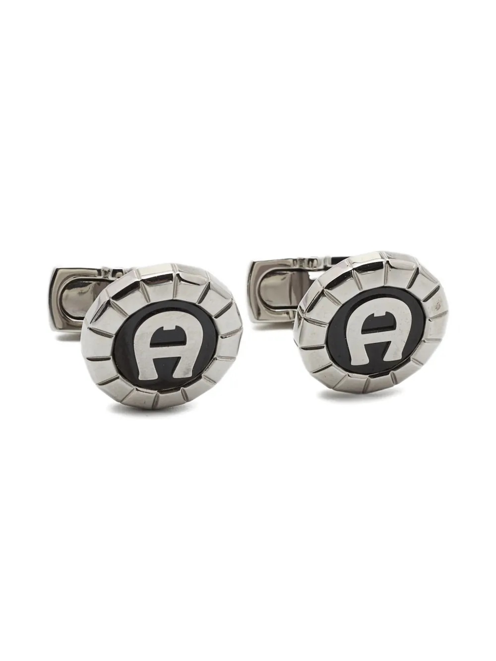 Aigner Kids Horseshoe cufflinks - Argento