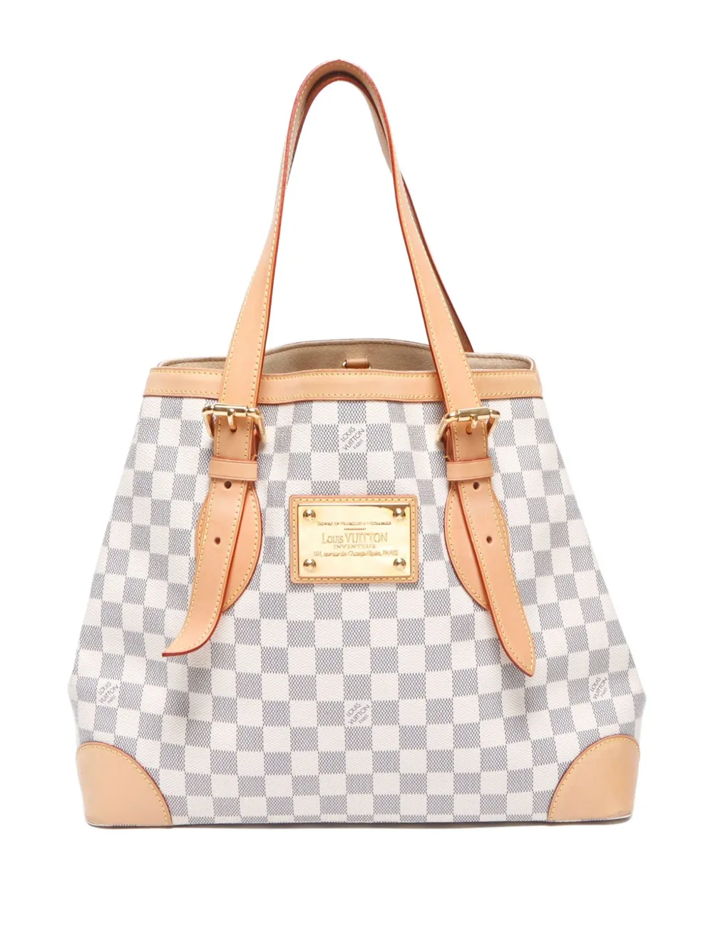 Louis Vuitton Pre-Owned 2008 Damier Azur Hampstead MM tote bag - Bianco