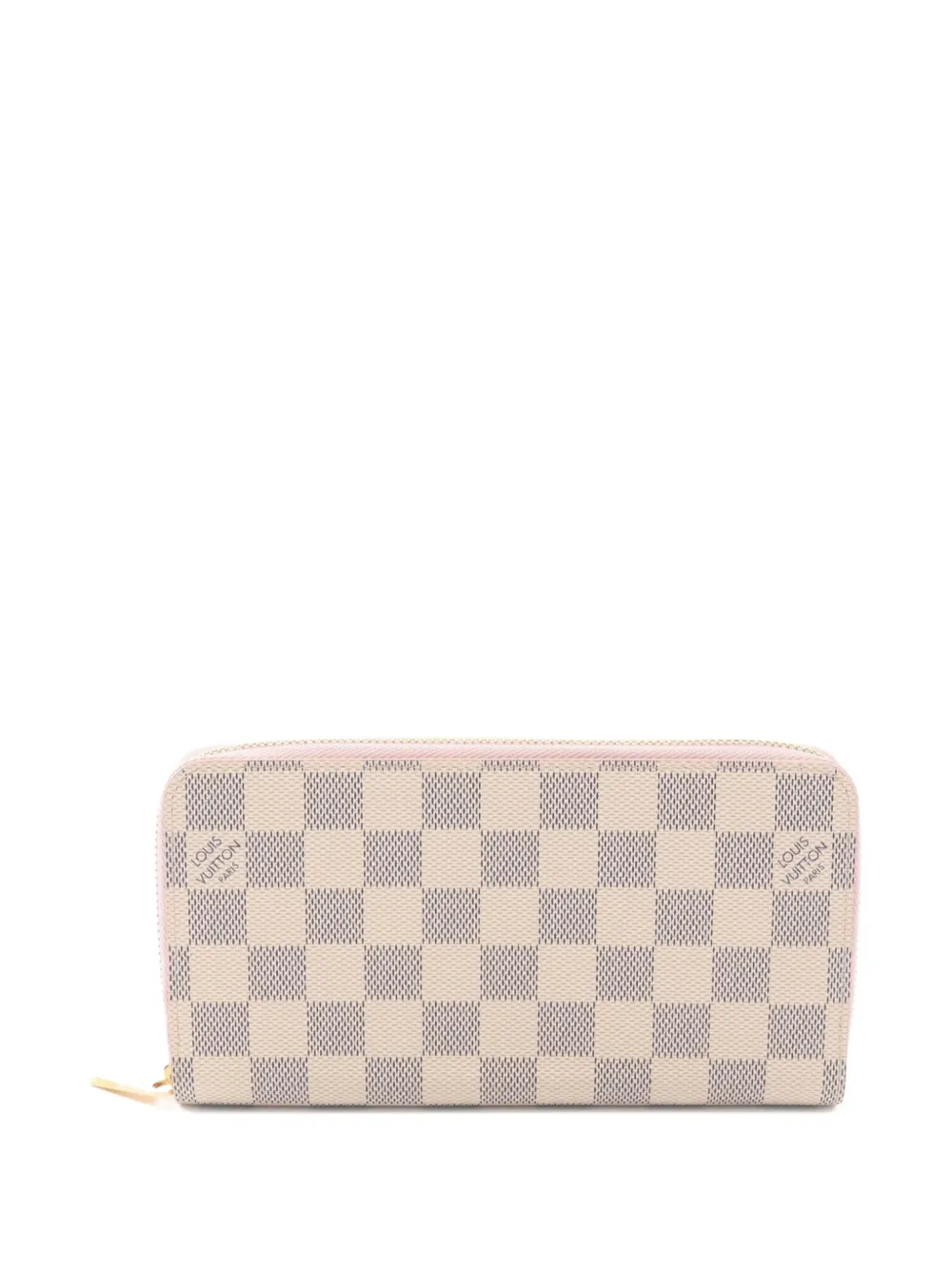 Louis Vuitton Pre-Owned 2010s Damier Azur zipper long wallet - Toni neutri