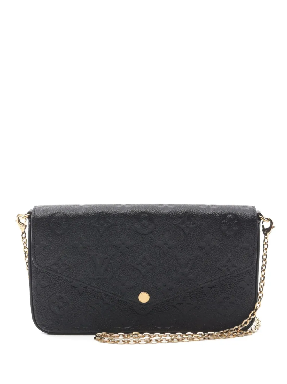 Louis Vuitton Pre-Owned 2021 Monogram Empreinte Pochette Felicie Wallet - Nero
