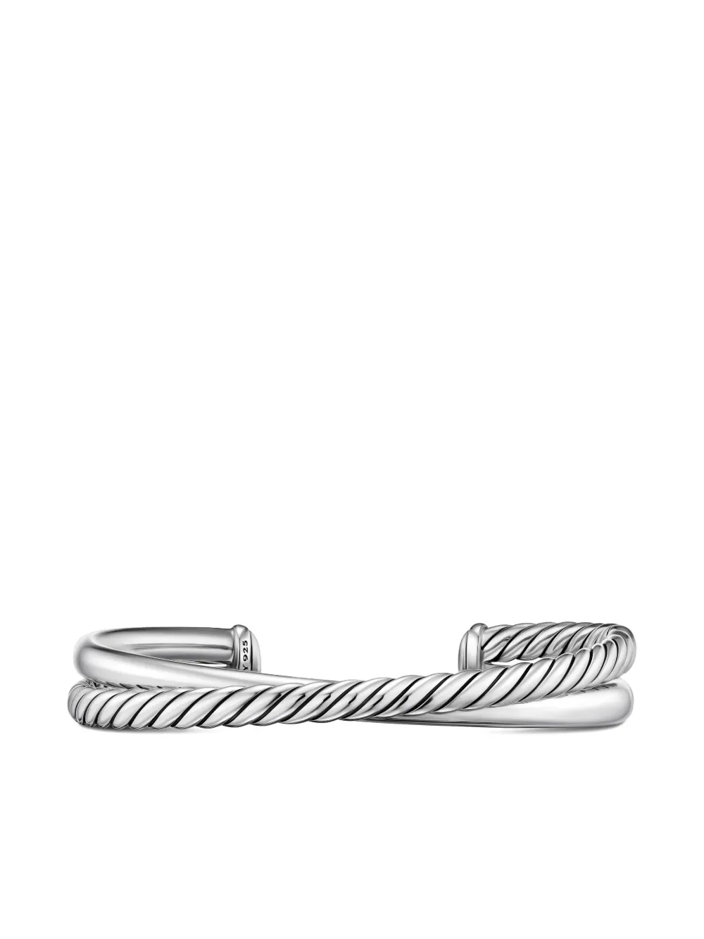 David Yurman sterling silver Twisted Cuff bracelet - Argento