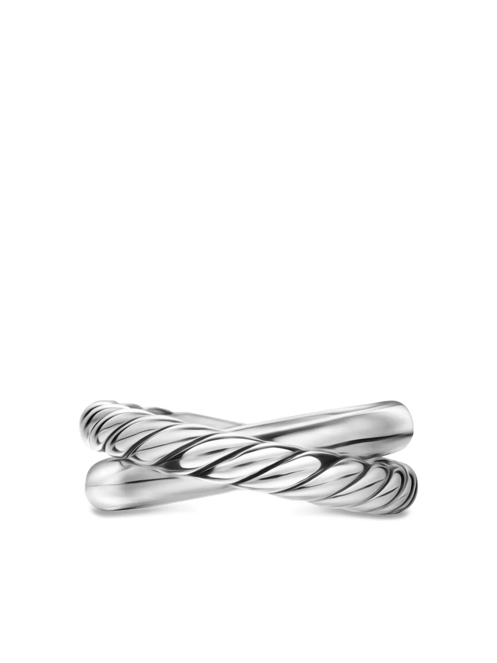 David Yurman sterling silver Crossover ring - Argento