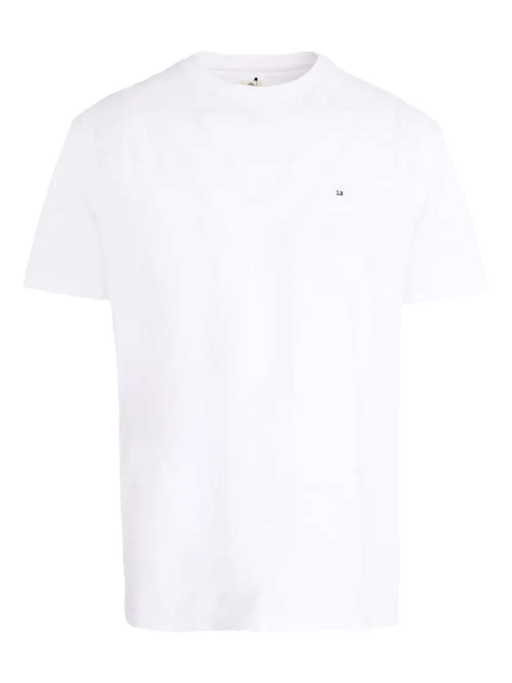 Luigi Borrelli logo-embroidered T-shirt - Bianco