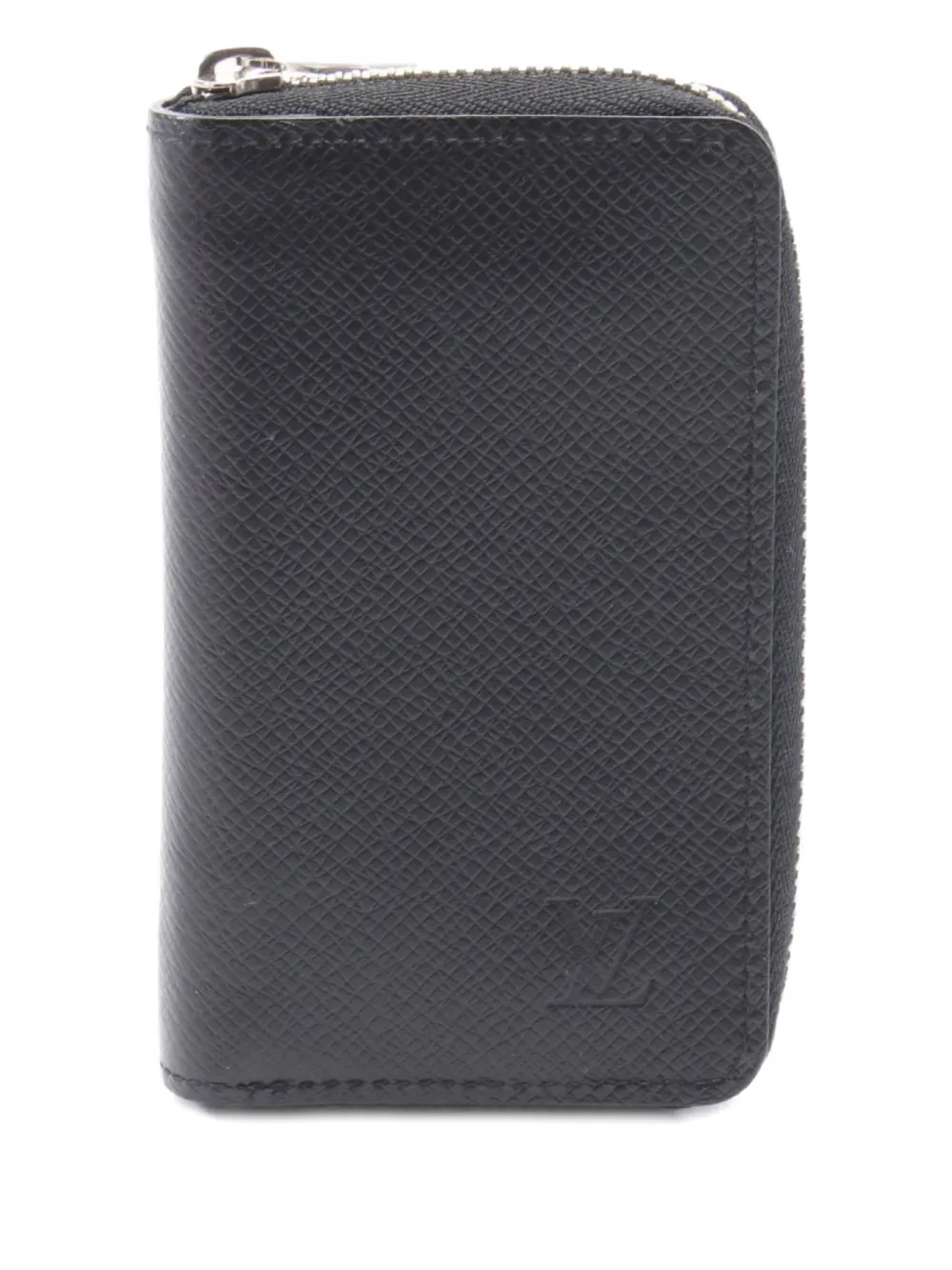 Louis Vuitton Pre-Owned 2018 Ardoise leather zipper wallet - Nero