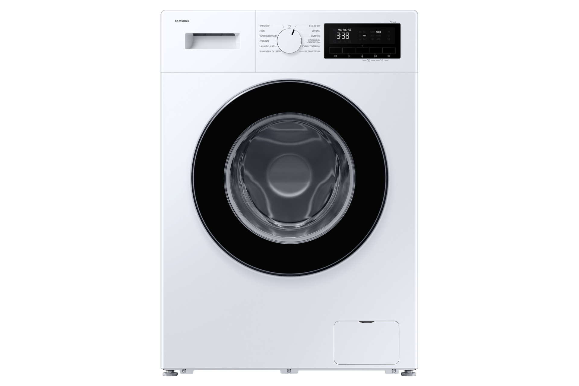 Lavatrice Samsung Serie 3000 Slim 8Kg WW80FG3M05AWET, White