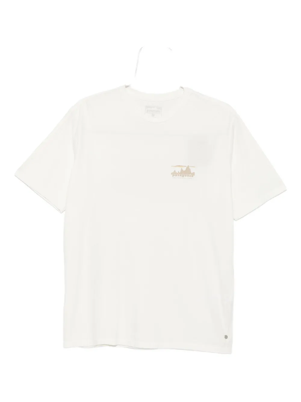Patagonia ‘73 Skyline graphic-print organic cotton T-shirt - Bianco