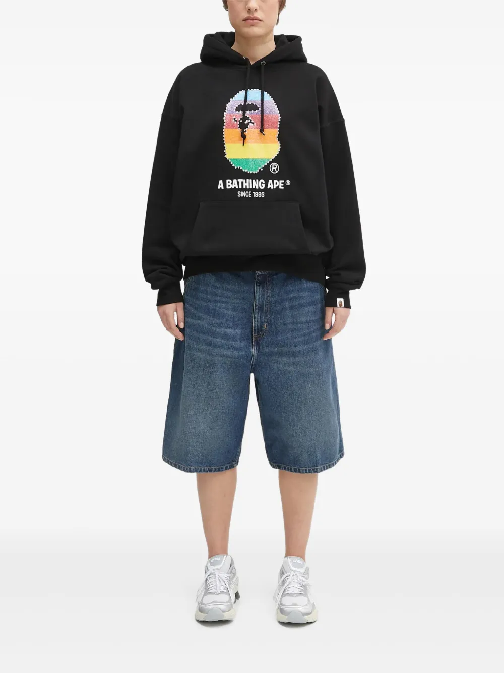 A BATHING APE® Ape Head hoodie - Nero