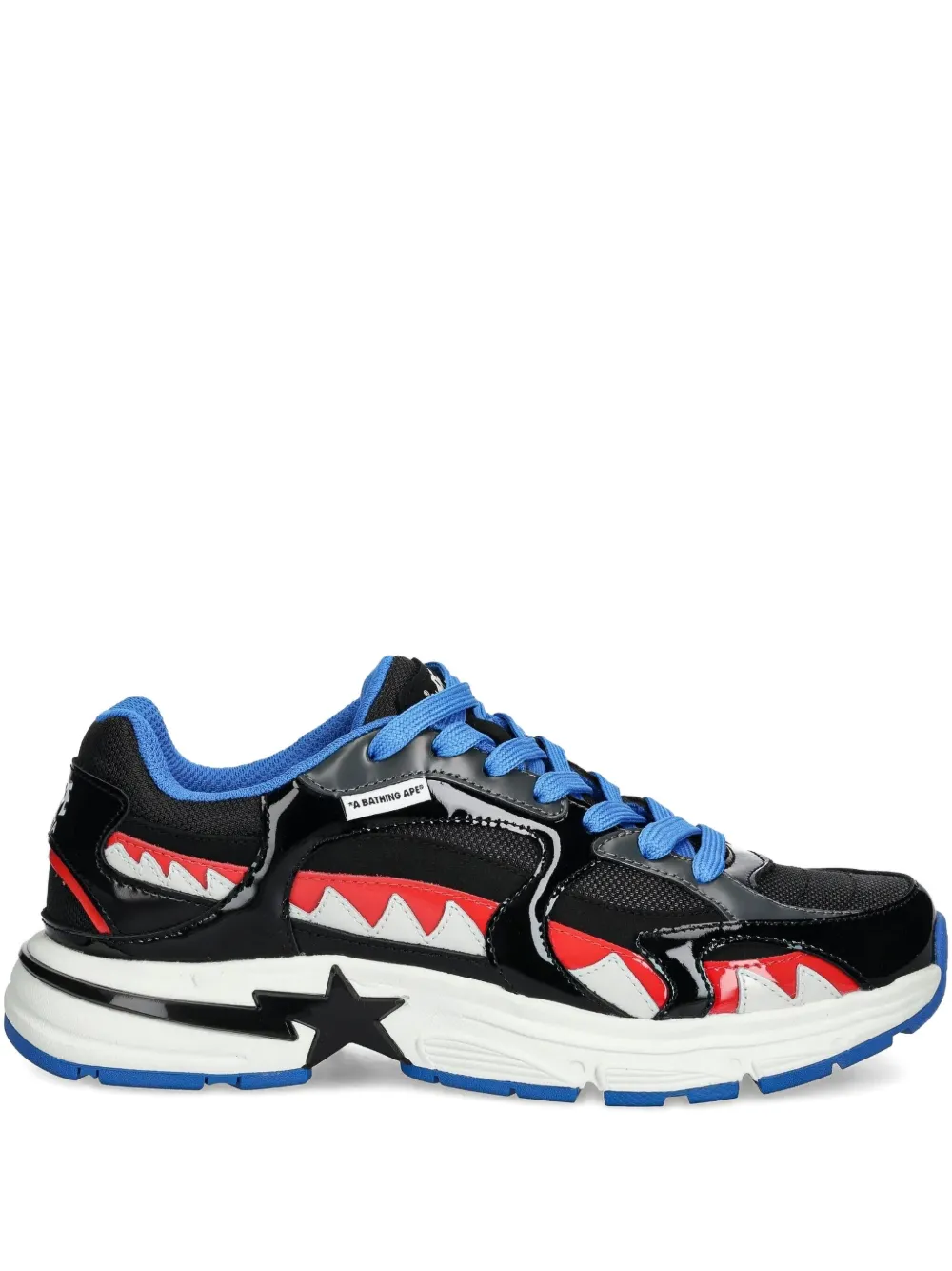 A BATHING APE® Star shark-tooth sneakers - Nero