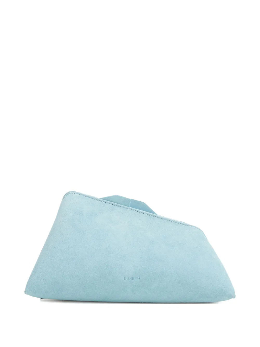 The Attico 8.30 suede clutch bag - Blu