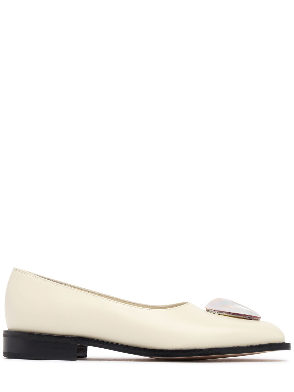 25Mm Mother-Of-Pearl Point Ballerinas