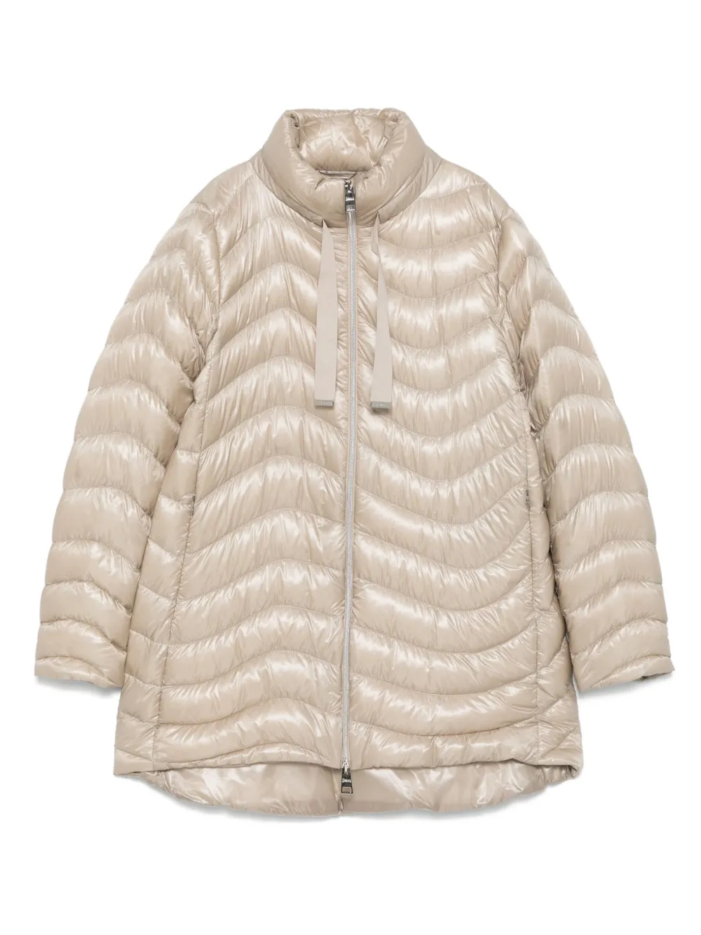 Herno high-neck quilted coat - Toni neutri