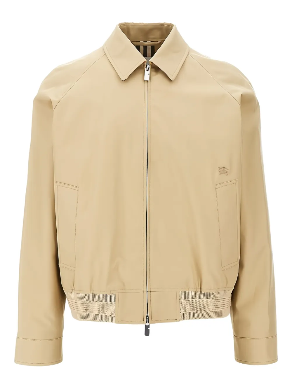 Burberry zip-fastening bomber jacket - Toni neutri