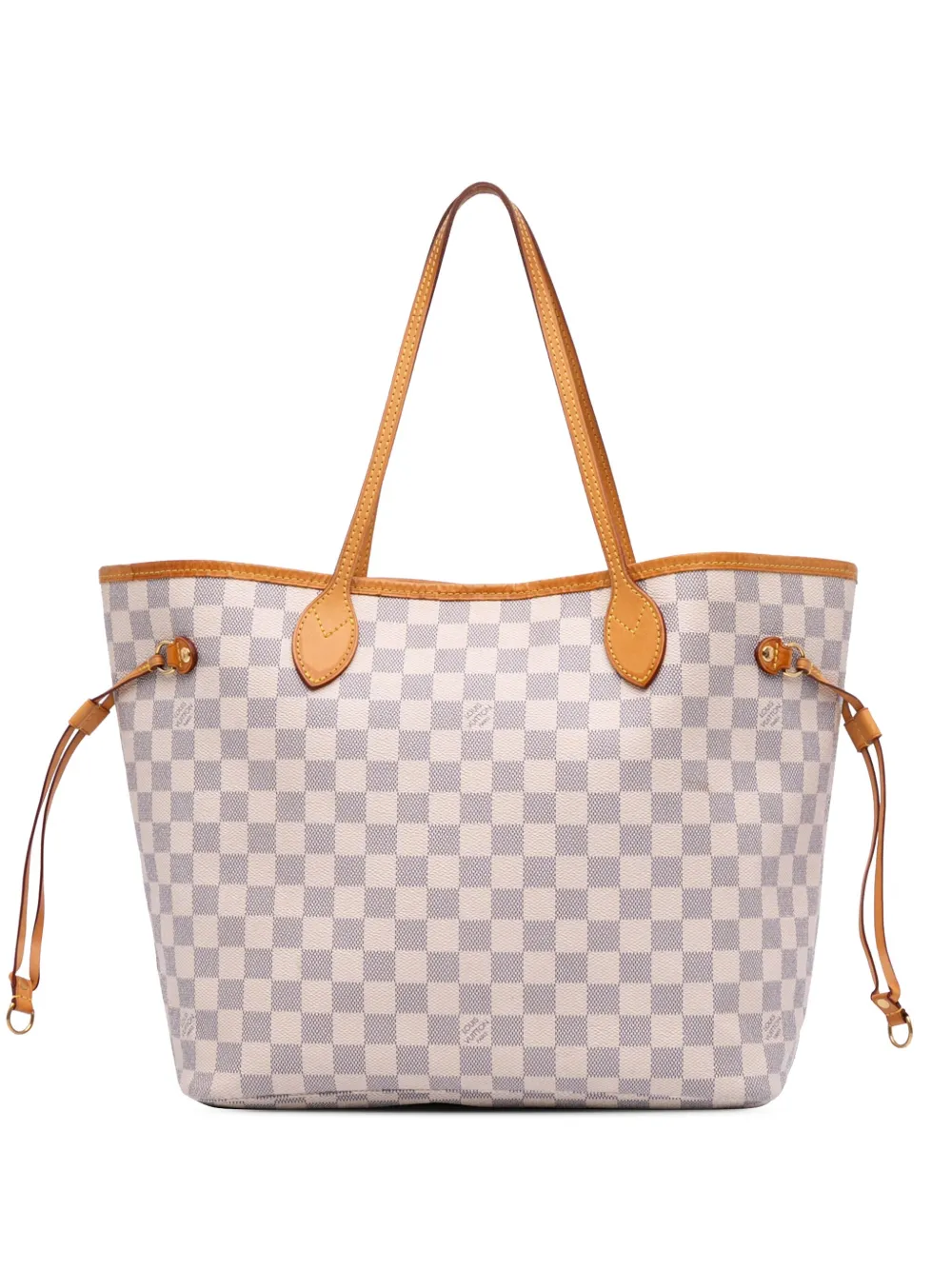 Louis Vuitton Pre-Owned 2014 Damier Azur Neverfull MM tote bag - Bianco