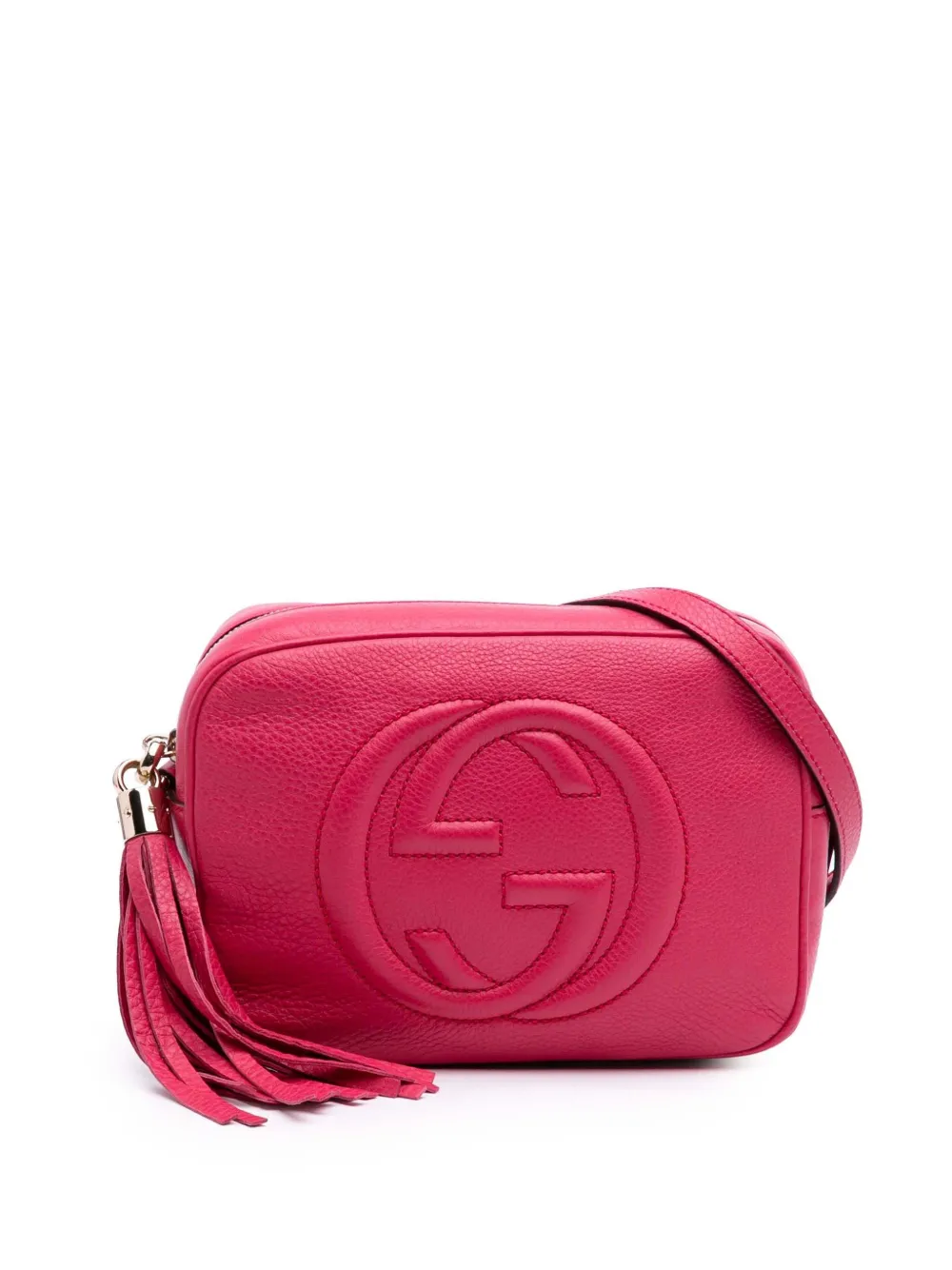 Gucci Pre-Owned 2016-2024 Leather Soho Disco crossbody bag - Rosa